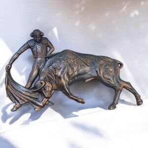 Large Vintage MCM  1968 Dart Industries 3D Resin Matador Bullfighter Wall Art